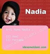 Apa Arti Nama Nadia Dalam Bahasa Arab